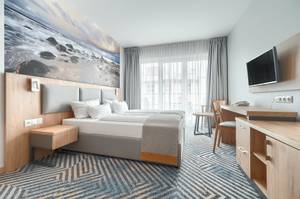 Doppelzimmer im Afrodyta SPA Hotel Swinemünde mit Meerwand-Motiv