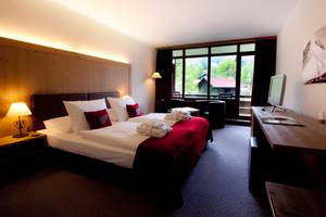 Doppelzimmer im Hotel Schillingshof mit Balkon, Bad Kohlgrub